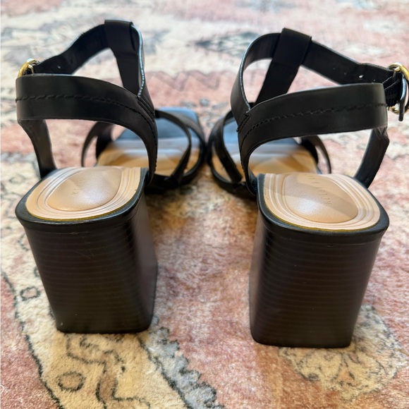 Kelly & Katie Black Strappy Heels - Picture 5 of 6